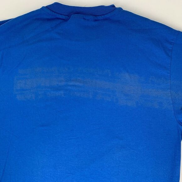 Vintage Soltex Polymer Corporation T Shirt Mens X-Large Deer Park Texas 90s Blue - Picture 5 of 12